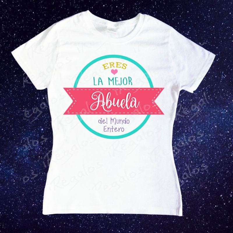 Playera Mejor Abuela del mundo