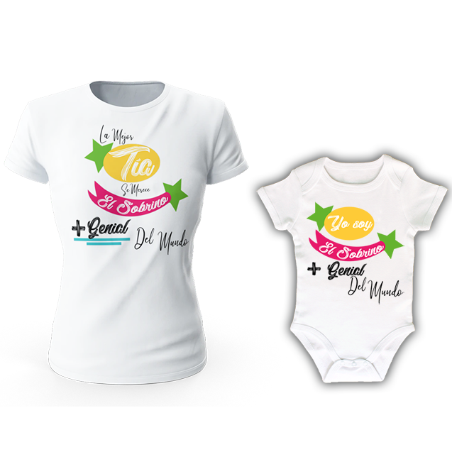 Playeras para tia y sobrino sale